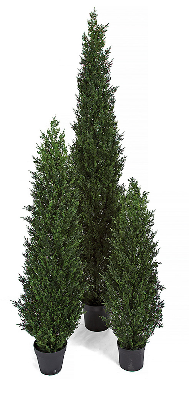 7 foot Cedar Ultraviolet (UV) Plastic Cedar Tree